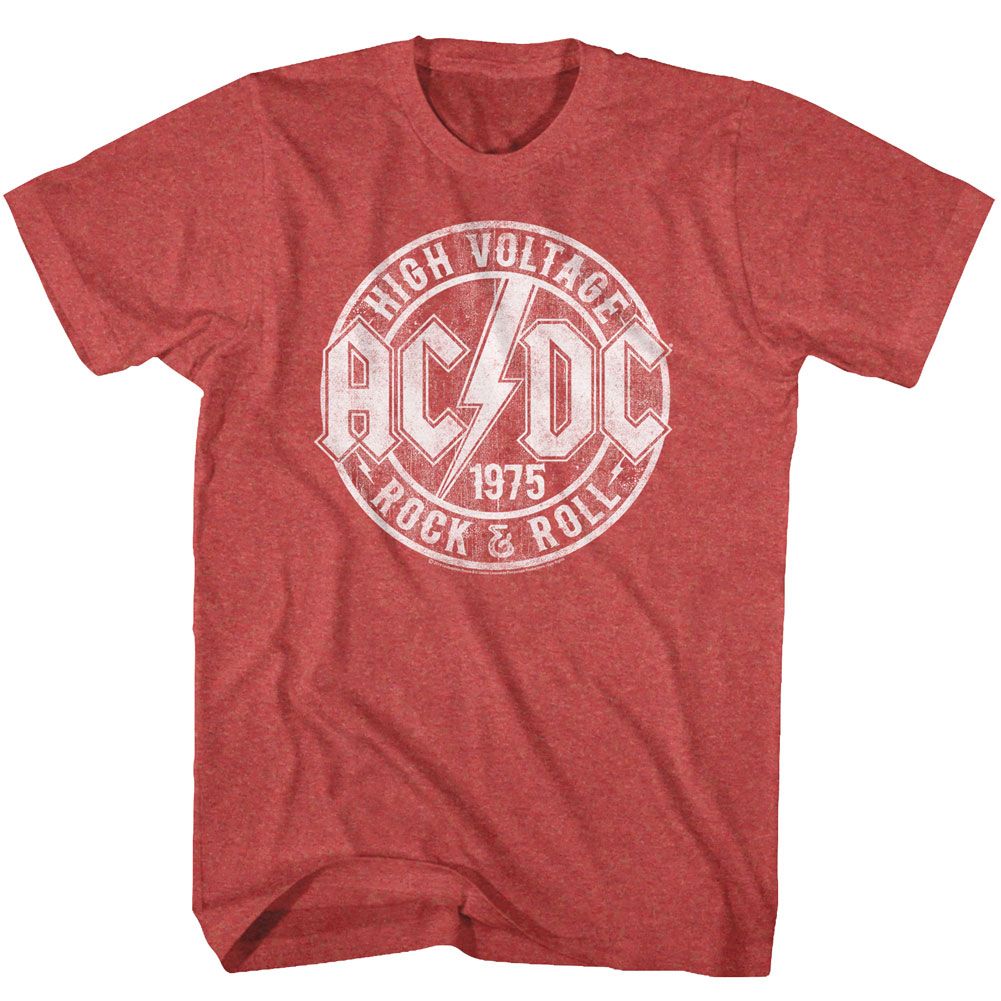 ACDC - Rock & Roll - Short Sleeve - Heather - Adult - T-Shirt