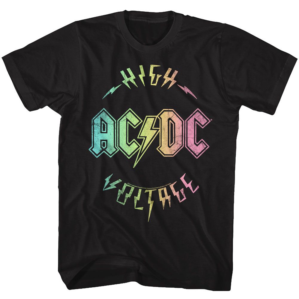 ACDC - Multicolor Voltage - Short Sleeve - Adult - T-Shirt