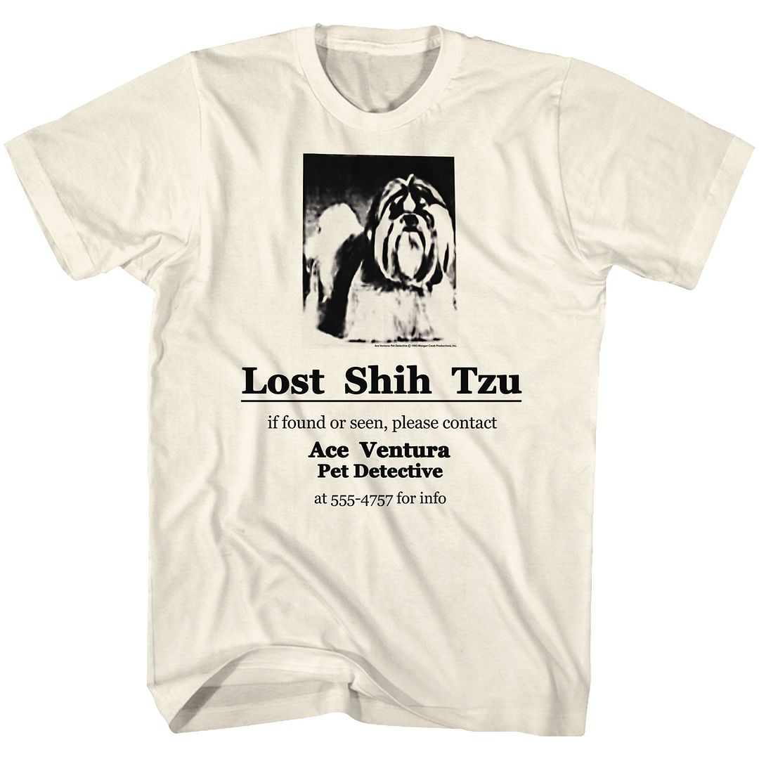 Ace Ventura - Shih Tzu - Short Sleeve - Adult - T-Shirt