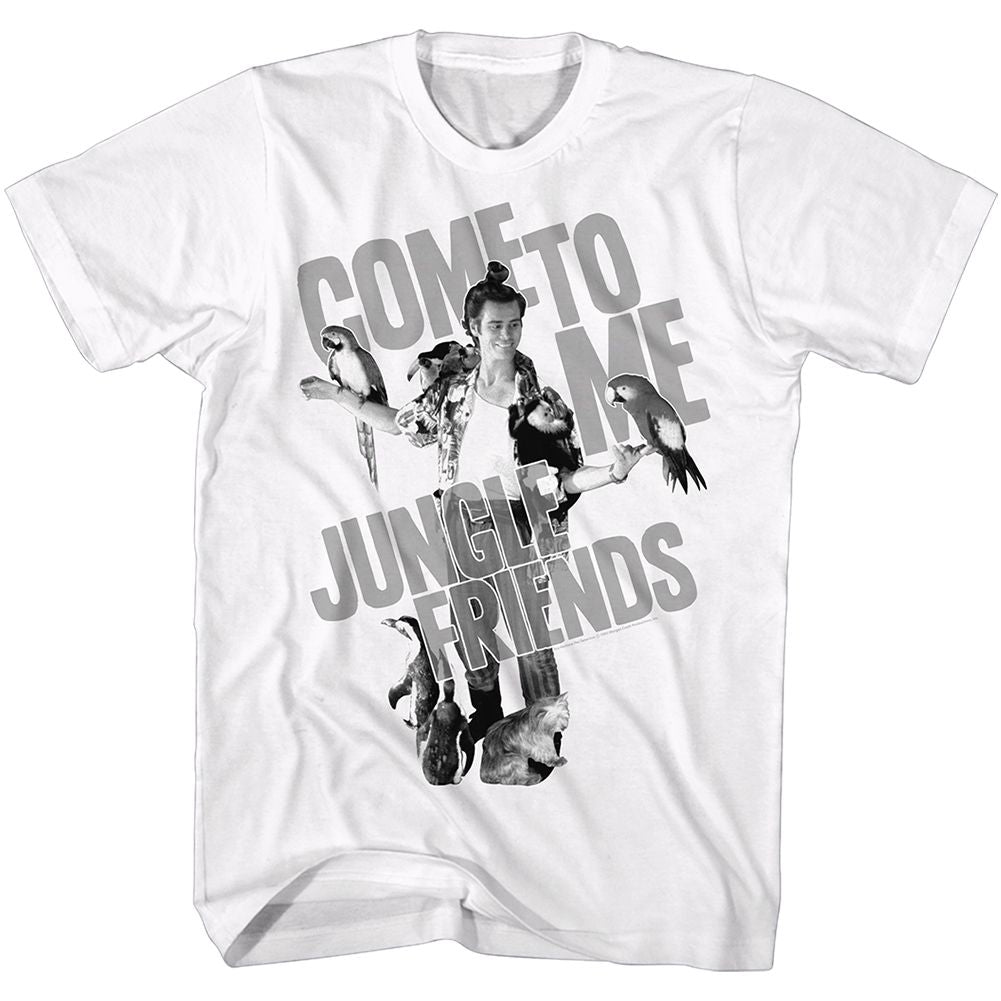 Ace Ventura - Jungle Friends - Short Sleeve - Adult - T-Shirt