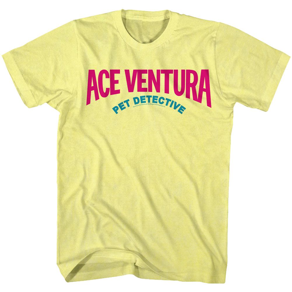 Ace Ventura - Logo 90s Colors - Short Sleeve - Heather - Adult - T-Shirt