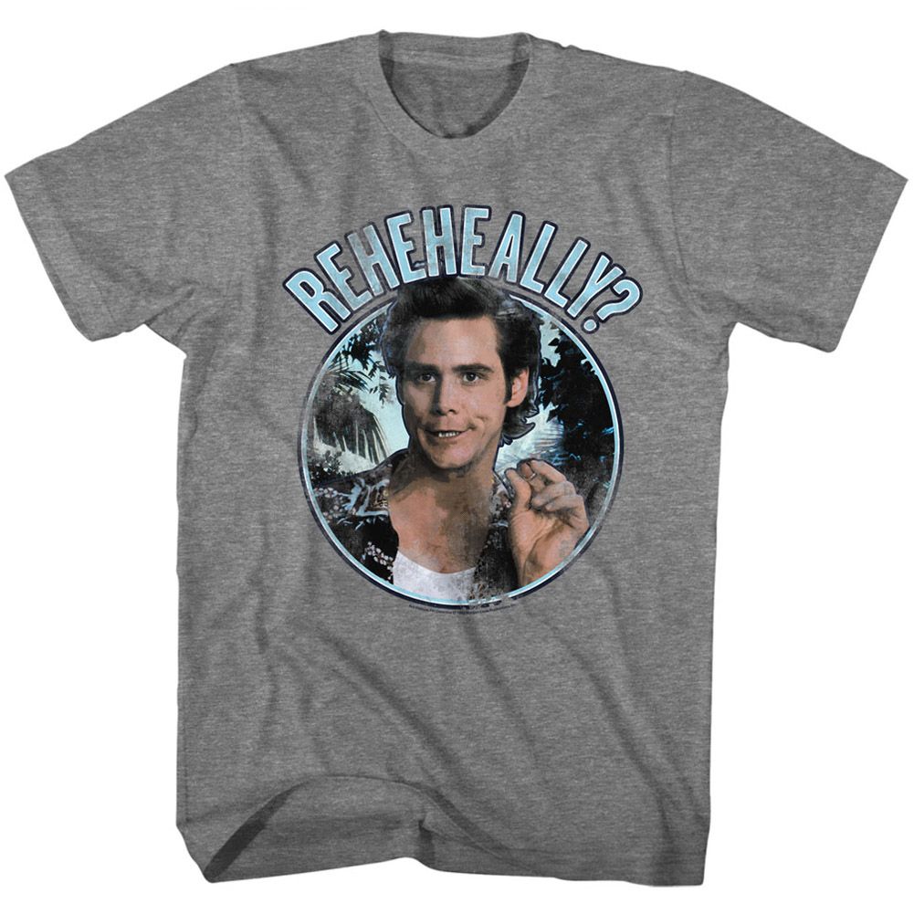 Ace Ventura - Reheheally Circle - Short Sleeve - Heather - Adult - T-Shirt