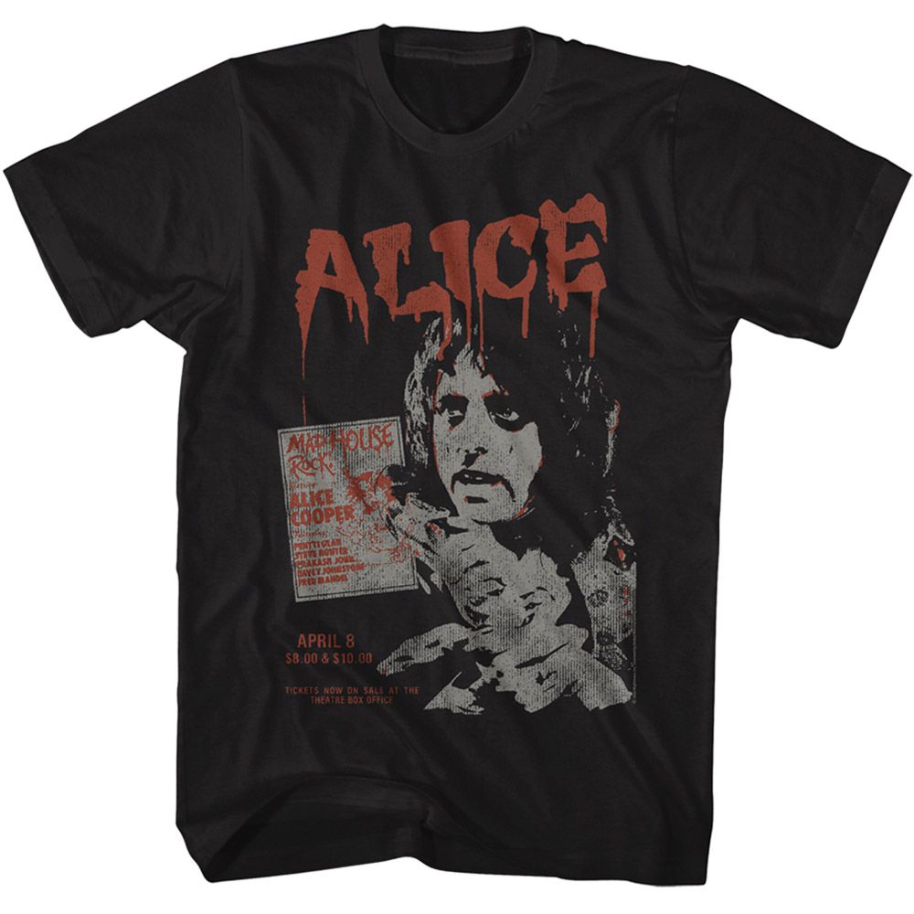 Alice Cooper - Madhouse Rock - Short Sleeve - Adult - T-Shirt