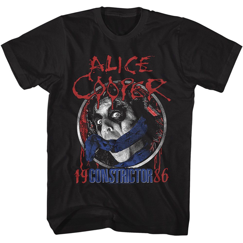 Alice Cooper - Constrictor 1986 - Short Sleeve - Adult - T-Shirt