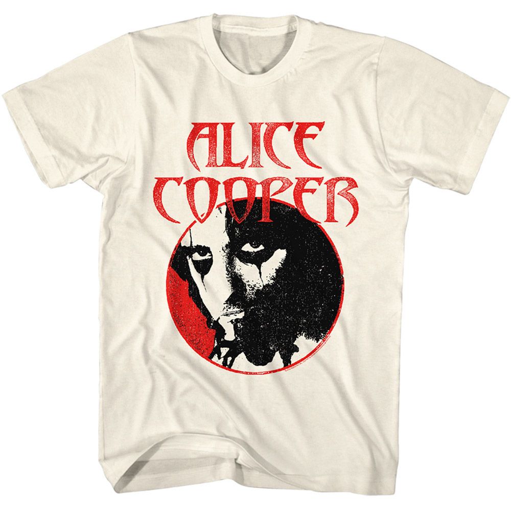 Alice Cooper - Circle Face - Short Sleeve - Adult - T-Shirt