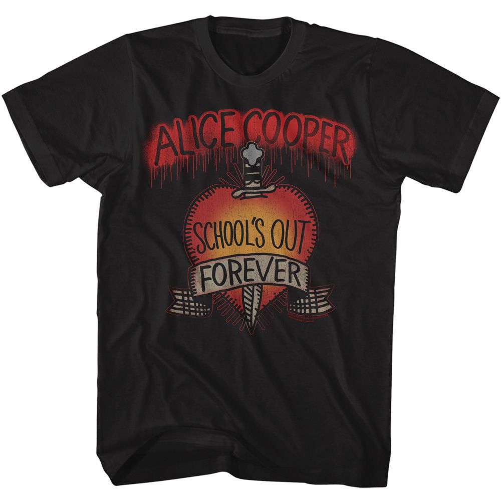 Alice Cooper - Schools Out - Short Sleeve - Adult - T-Shirt