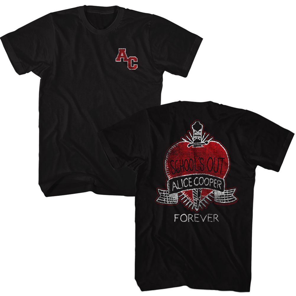 Alice Cooper - Schools Out Varsity - Short Sleeve - Adult - T-Shirt