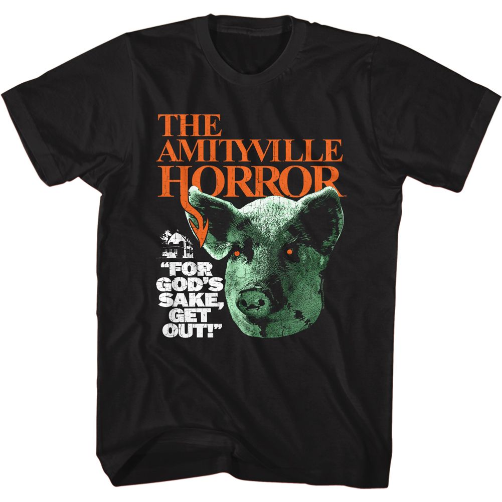 Amityville Horror - Pig Head - Short Sleeve - Adult - T-Shirt