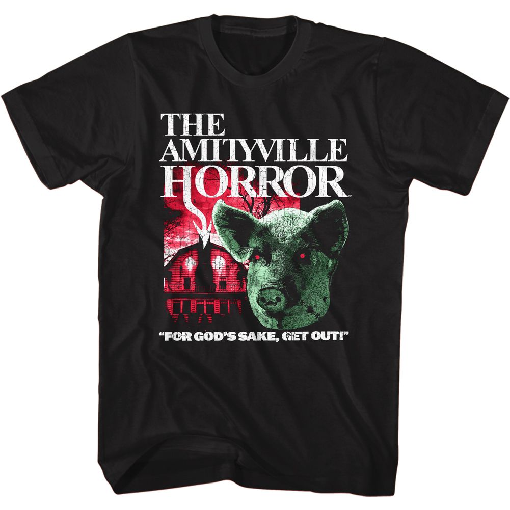Amityville Horror - Pig & House - Short Sleeve - Adult - T-Shirt