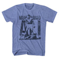 Muhammad Ali - Blue - Short Sleeve - Heather - Adult - T-Shirt