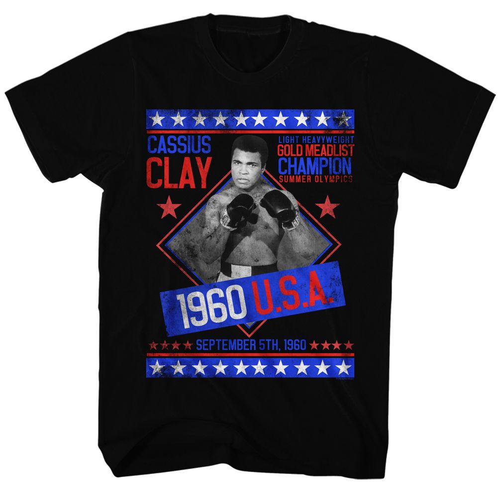 Muhammad Ali - Gold Medalist - Short Sleeve - Adult - T-Shirt