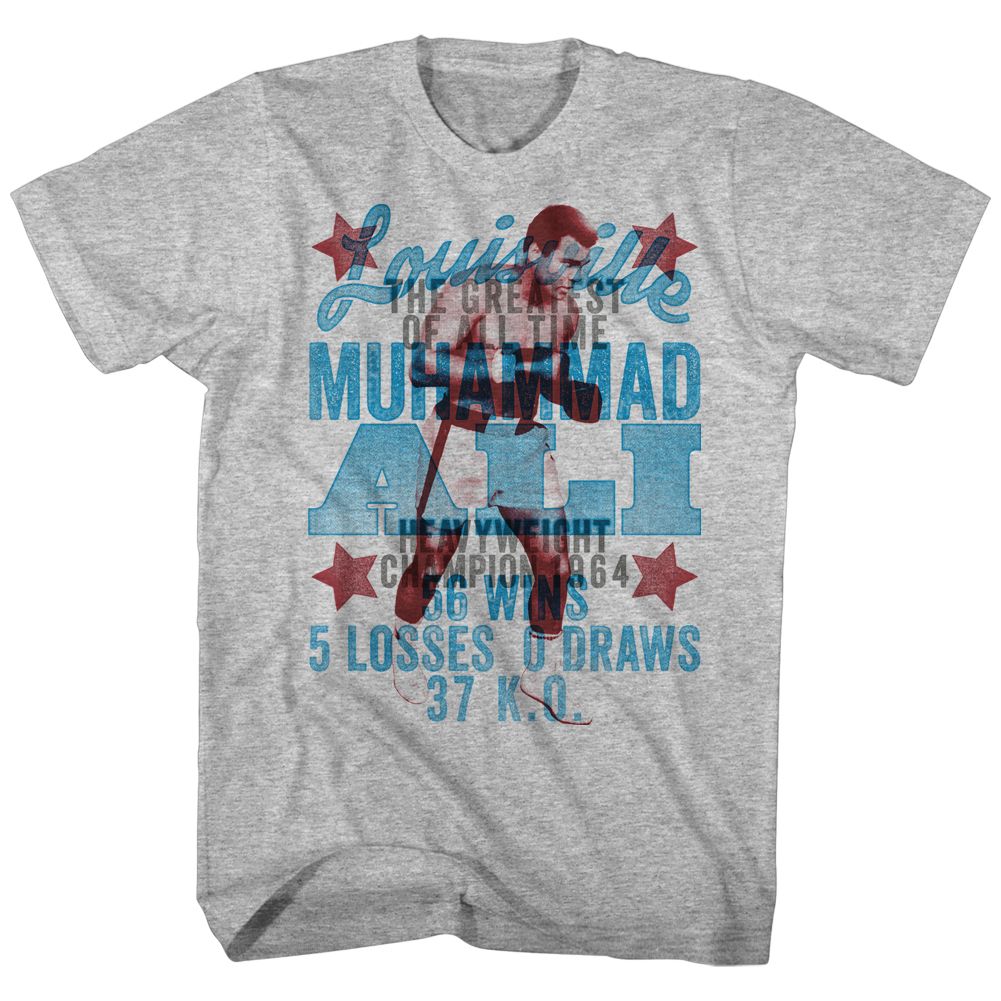 Muhammad Ali - Overlay - Short Sleeve - Heather - Adult - T-Shirt