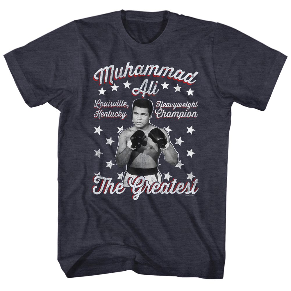 Muhammad Ali - Vintage Greatest - Short Sleeve - Heather - Adult - T-Shirt