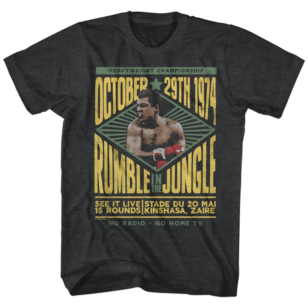 Muhammad Ali - Rumble - Short Sleeve - Heather - Adult - T-Shirt