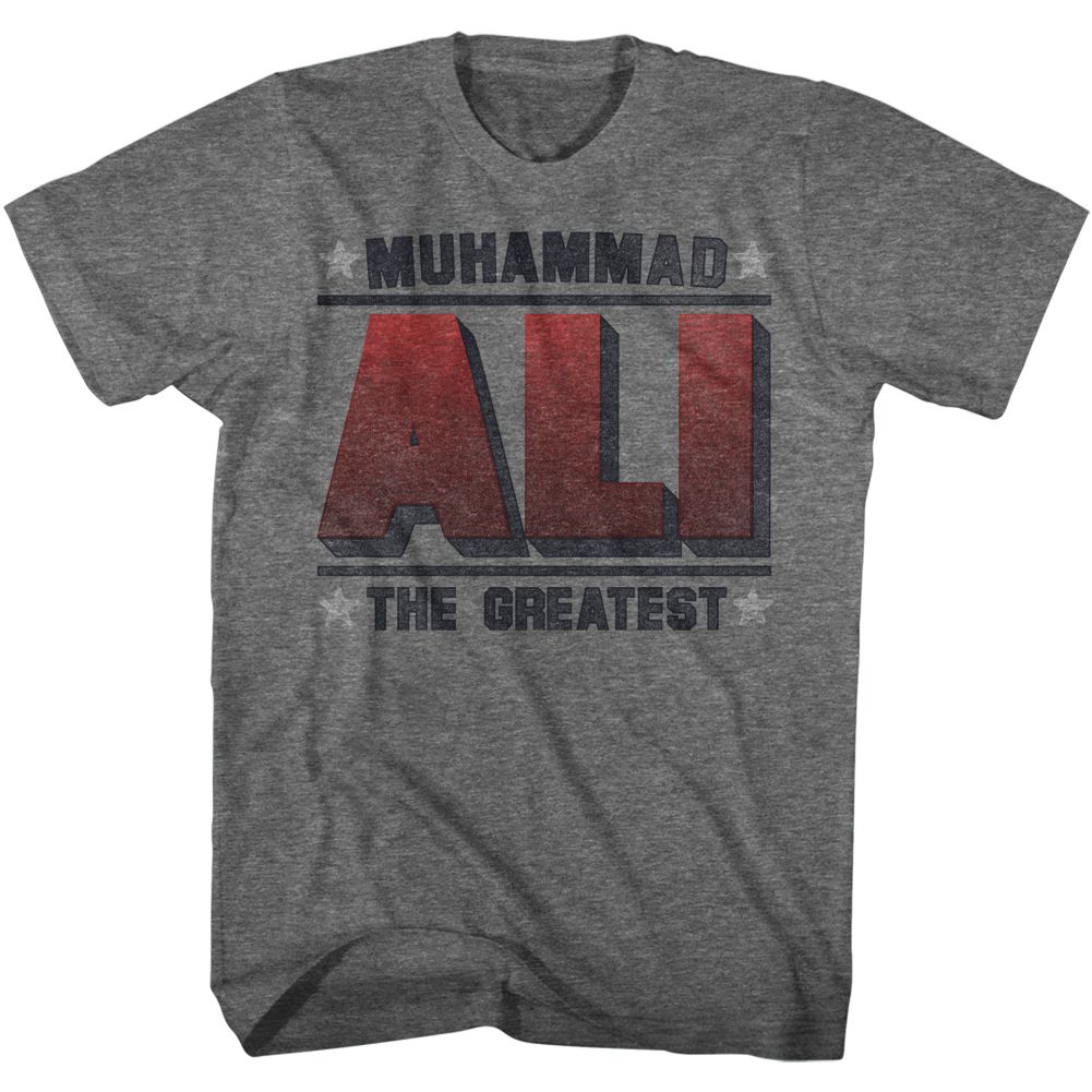 Muhammad Ali - Greatest 2 - Short Sleeve - Heather - Adult - T-Shirt