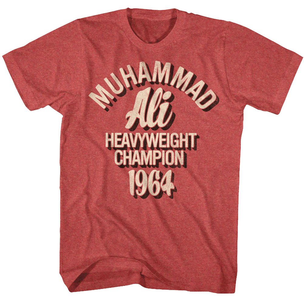 Muhammad Ali - Heavyweight Champ 64 - Short Sleeve - Heather - Adult - T-Shirt