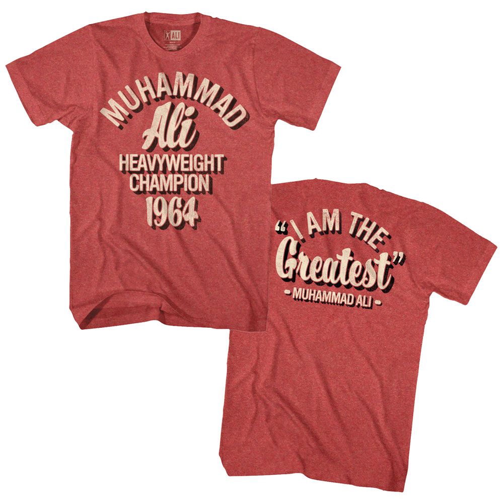 Muhammad Ali - Heavyweight Champ 64 2 - Short Sleeve - Heather - Adult - T-Shirt