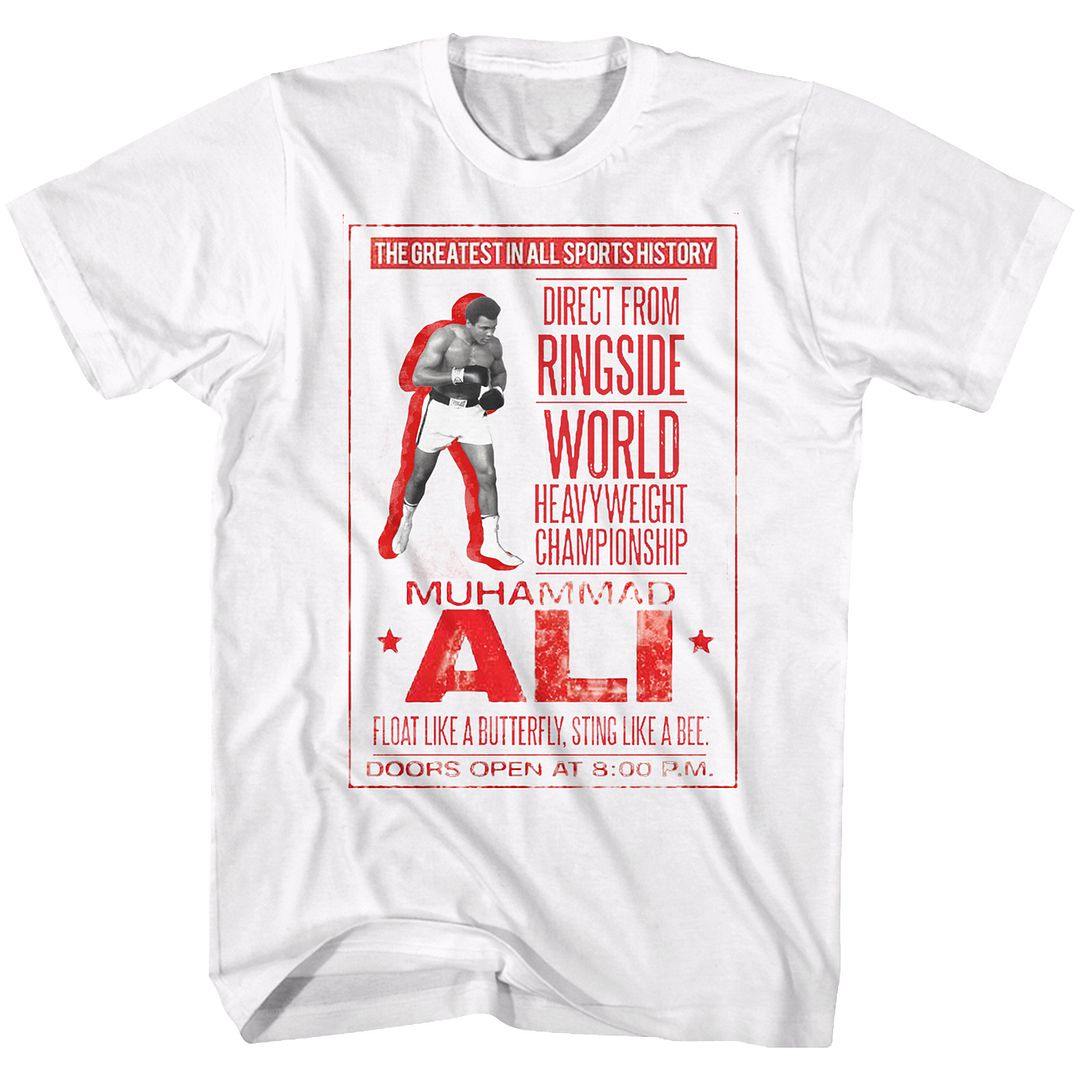 Muhammad Ali - Ali Poster - Short Sleeve - Adult - T-Shirt
