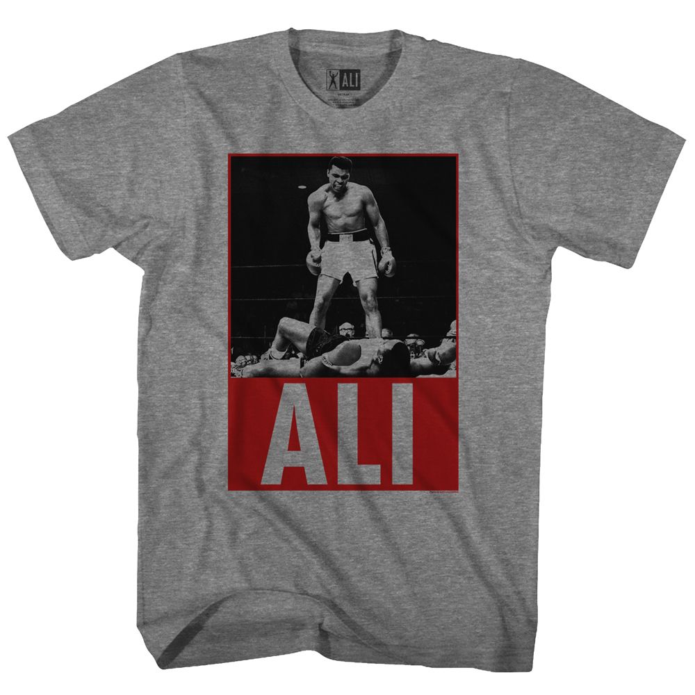 Muhammad Ali - Ali Liston - Short Sleeve - Heather - Adult - T-Shirt