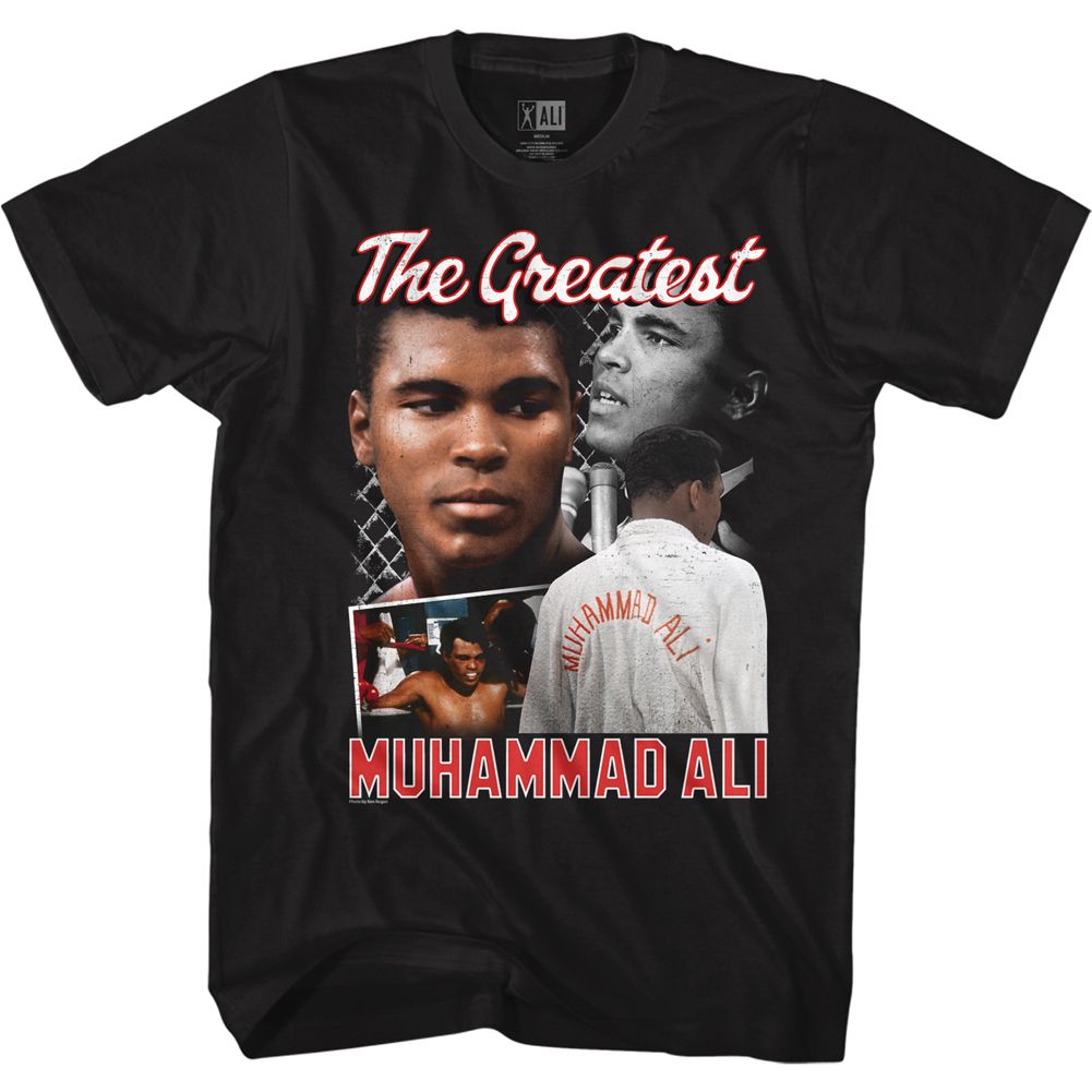 Muhammad Ali - Ali Script Collage - Short Sleeve - Adult - T-Shirt