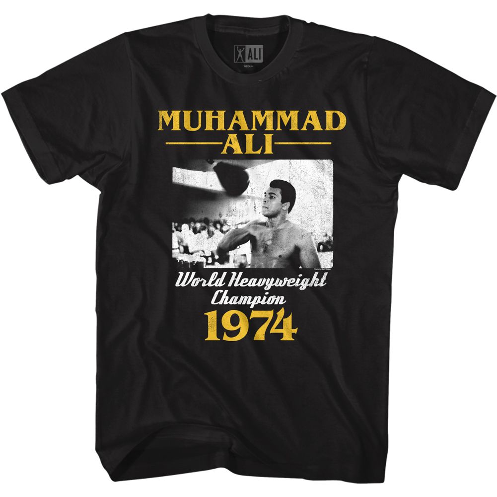 Muhammad Ali - 74 Heavyweight Champ - Short Sleeve - Adult - T-Shirt