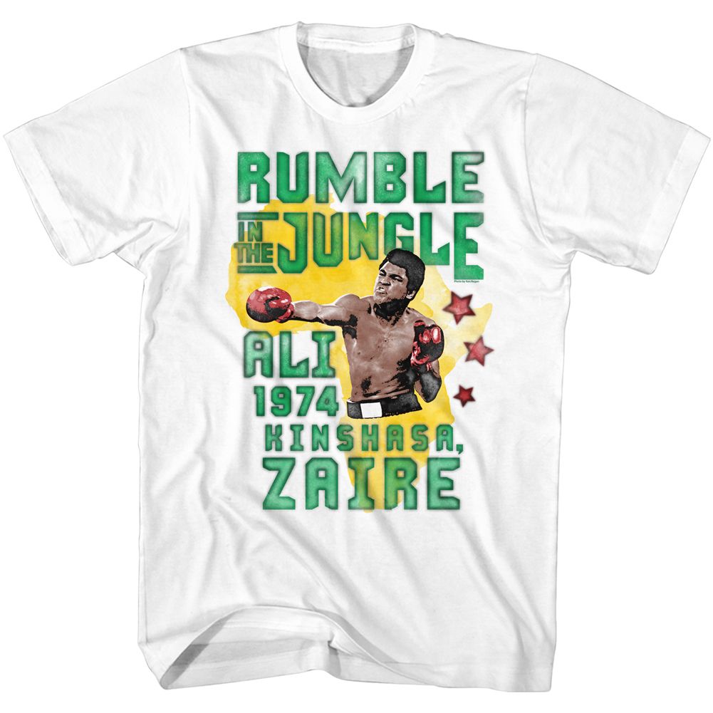 Muhammad Ali - Rumble Jungle - Short Sleeve - Adult - T-Shirt