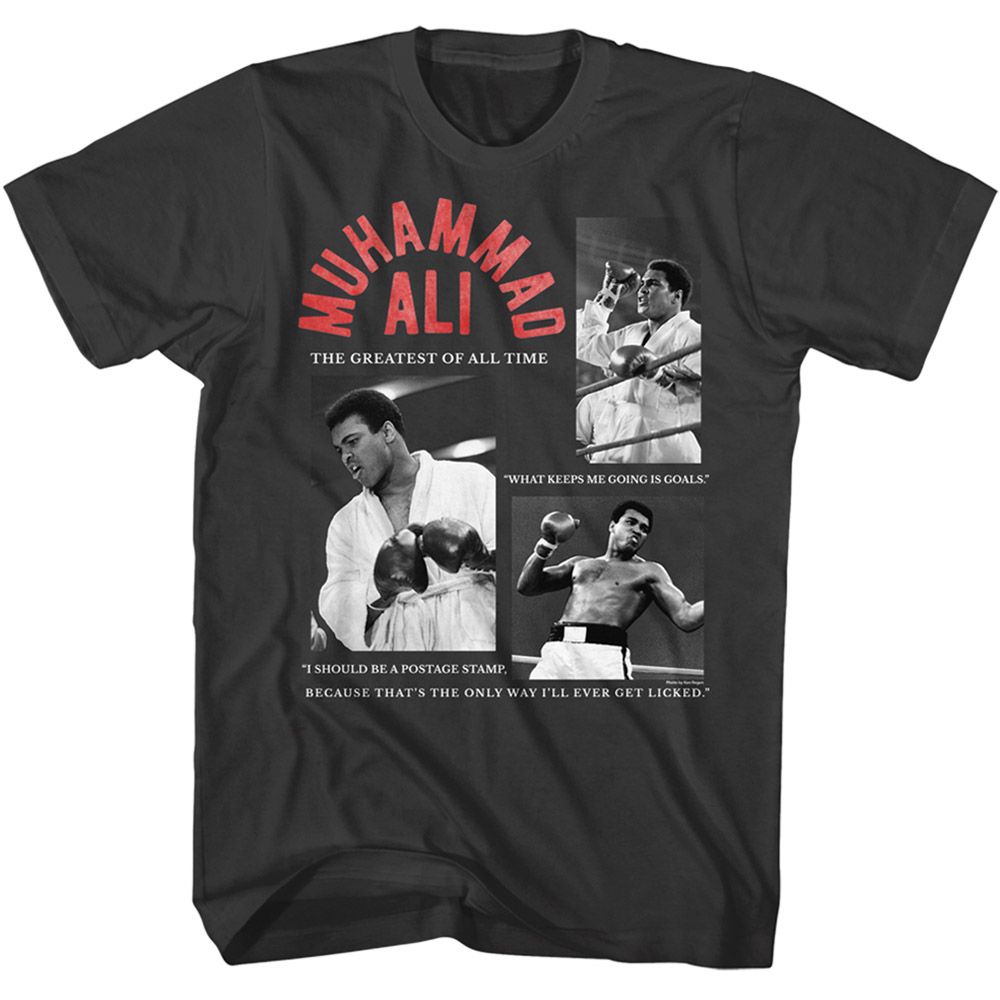 Muhammad Ali - Ali Quote Collage - Short Sleeve - Adult - T-Shirt