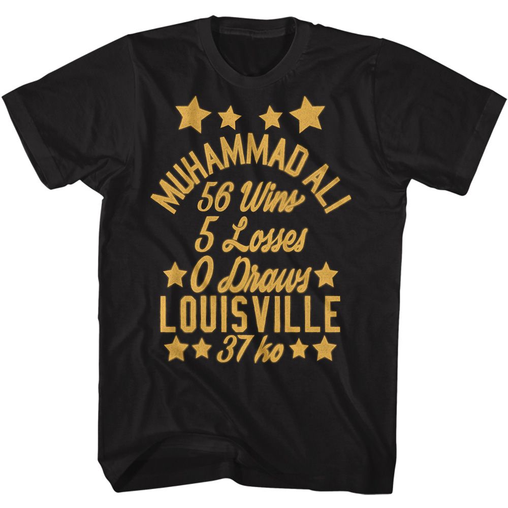 Muhammad Ali - Win Loss Draw 2 - Short Sleeve - Adult - T-Shirt