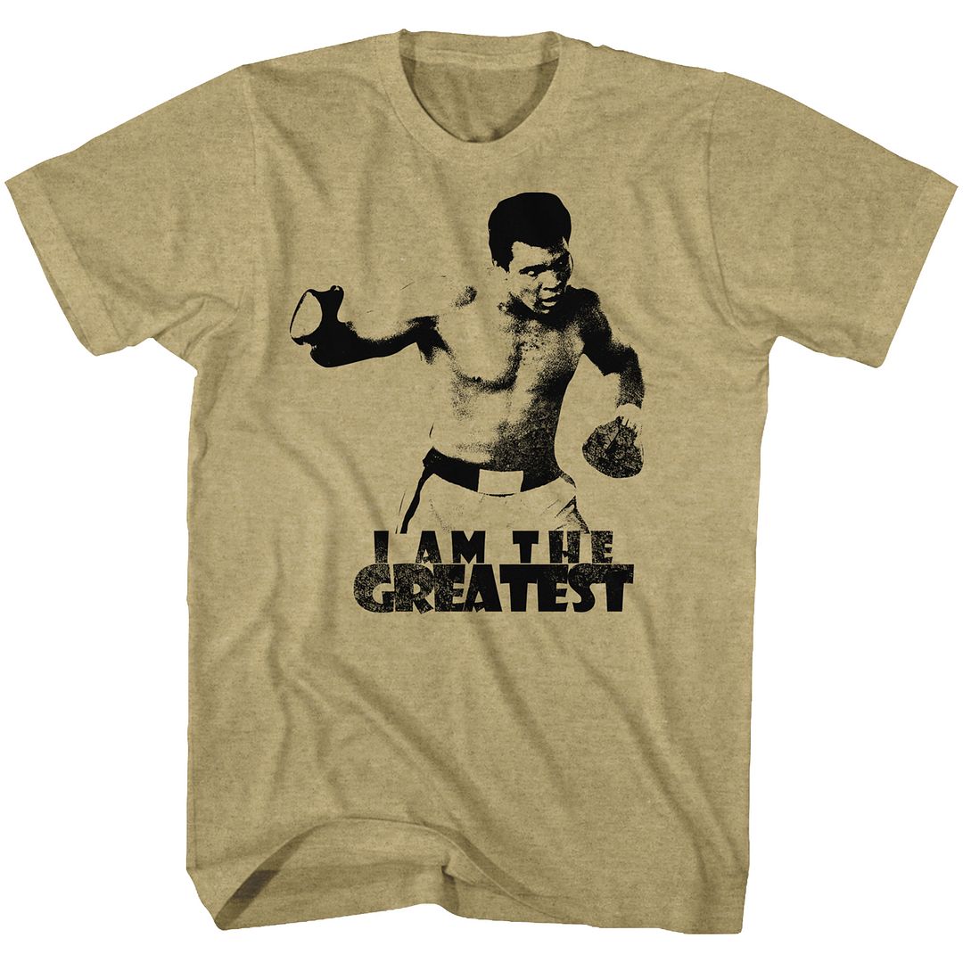 Muhammad Ali - I Am The Greatest - Short Sleeve - Heather - Adult - T-Shirt