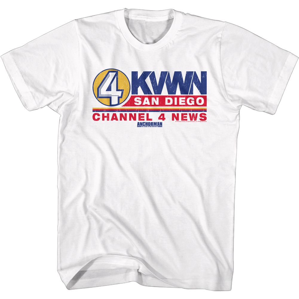 Anchorman - Channel 4 News Logo - Short Sleeve - Adult - T-Shirt