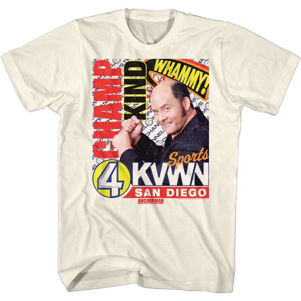 Anchorman - Champ Kind - Short Sleeve - Adult - T-Shirt