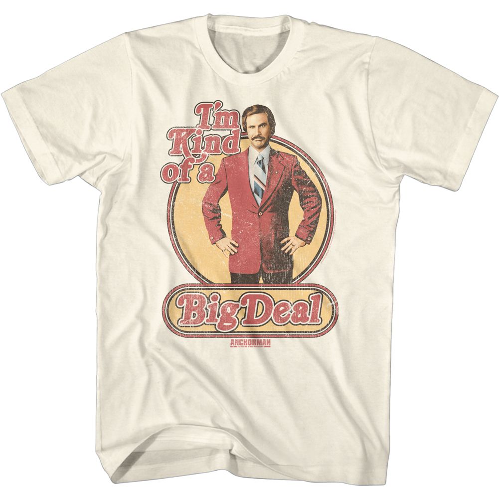 Anchorman - Retro Big Deal - Short Sleeve - Adult - T-Shirt