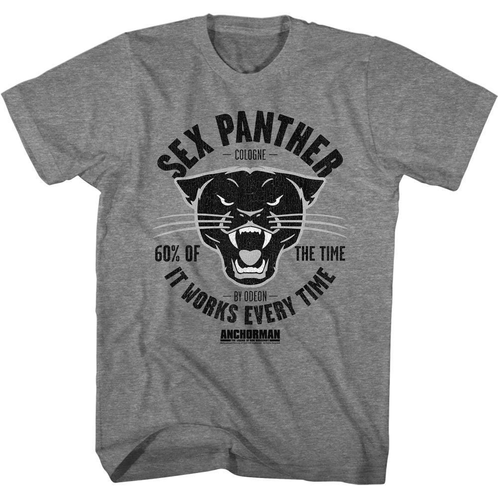 Anchorman - Sex Panther - Short Sleeve - Heather - Adult - T-Shirt
