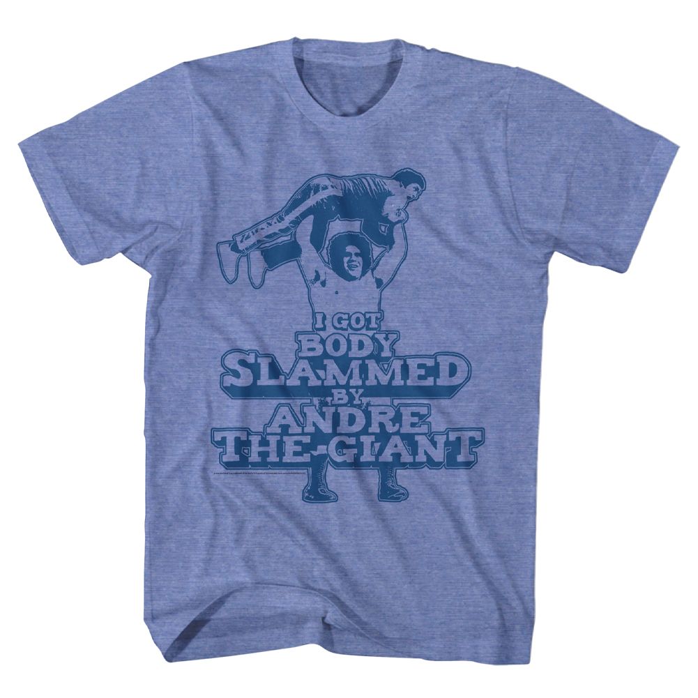 Andre The Giant - Slammed - Short Sleeve - Heather - Adult - T-Shirt