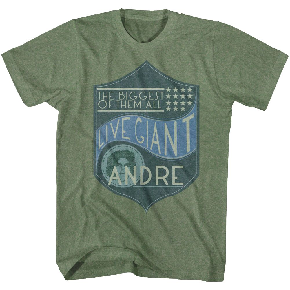 Andre The Giant - Biggest Of Them All - Short Sleeve - Heather - Adult - T-Shirt