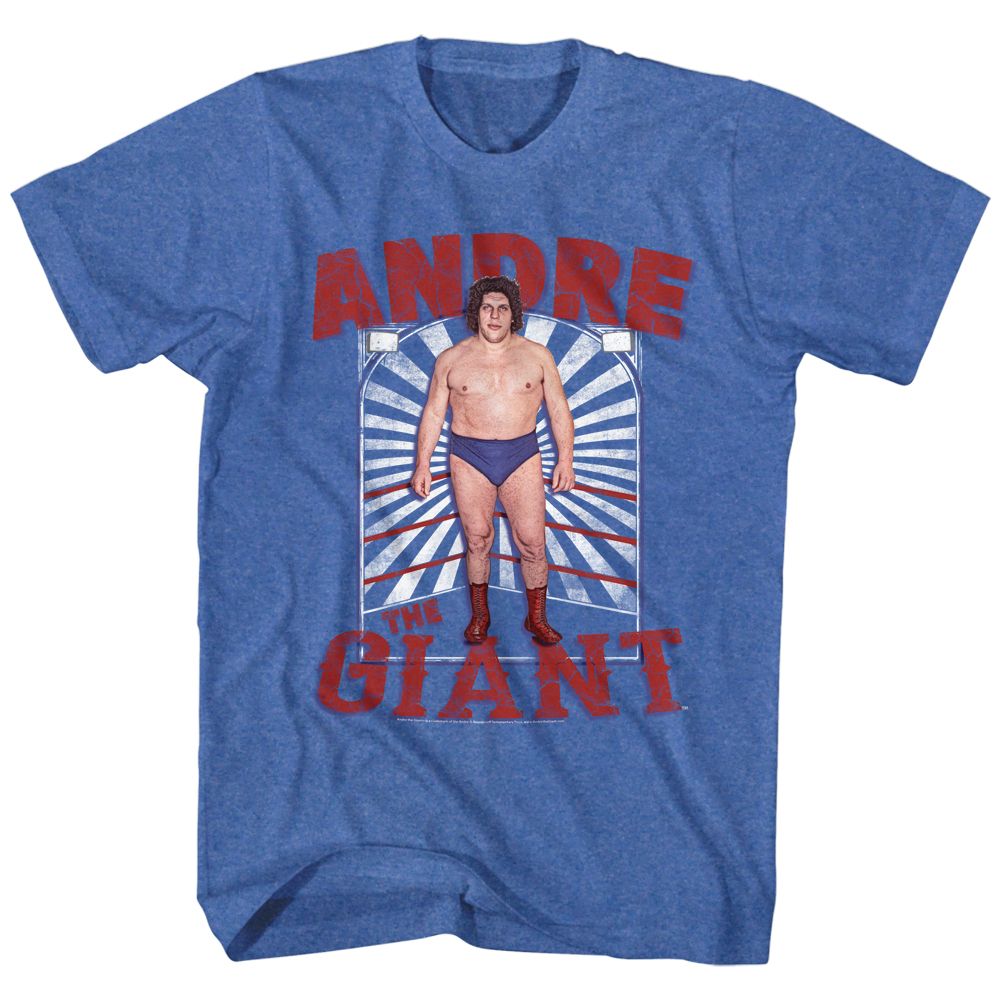 Andre The Giant - Andre Ring - Short Sleeve - Heather - Adult - T-Shirt