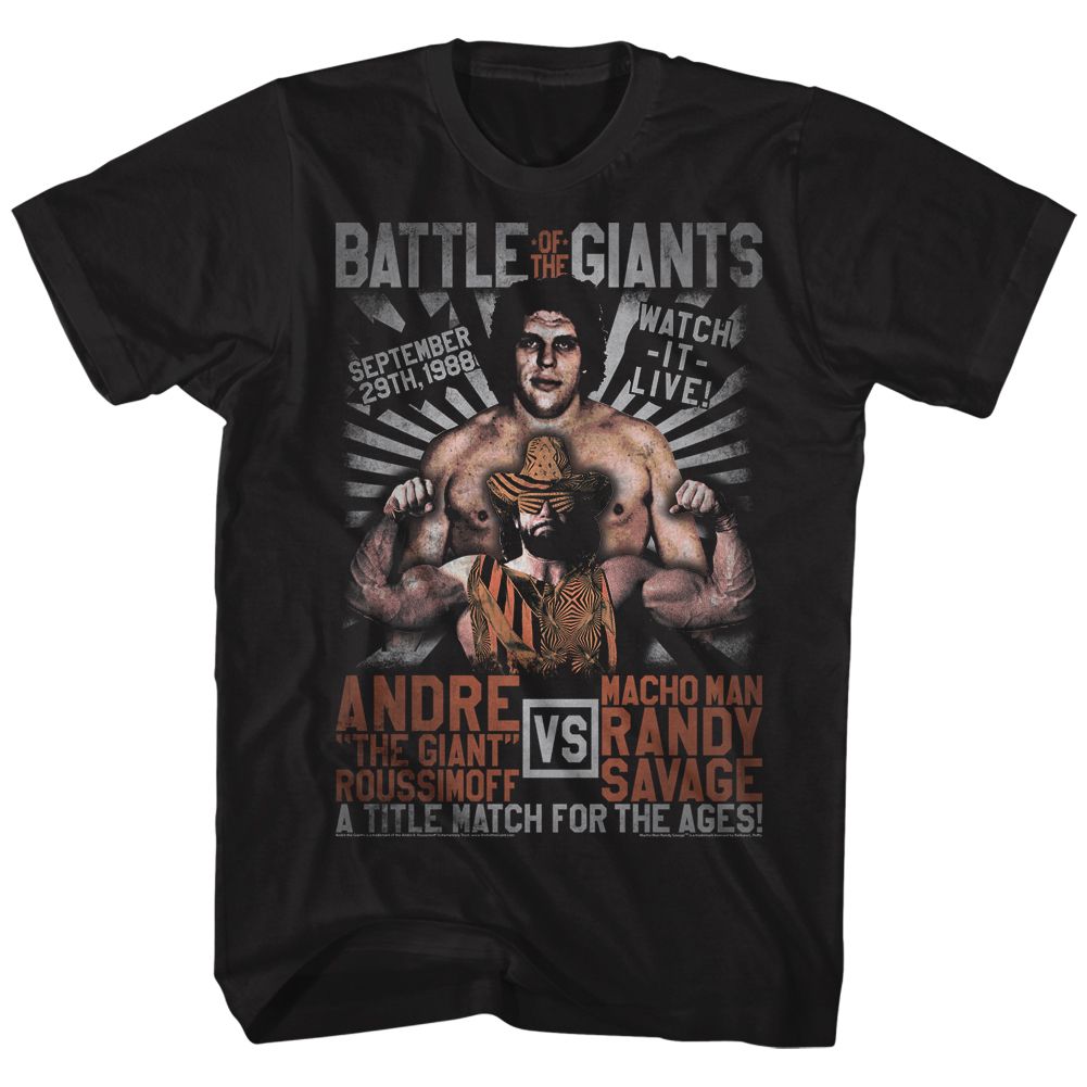 Andre The Giant - Versus Match - Short Sleeve - Adult - T-Shirt