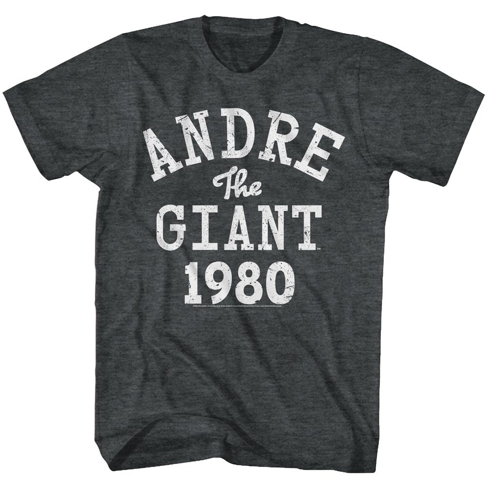 Andre The Giant - 1980 - Short Sleeve - Heather - Adult - T-Shirt