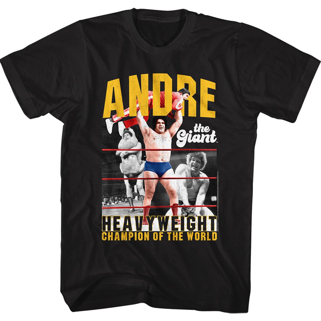 Andre The Giant - Heavyweight Champ - Short Sleeve - Adult - T-Shirt