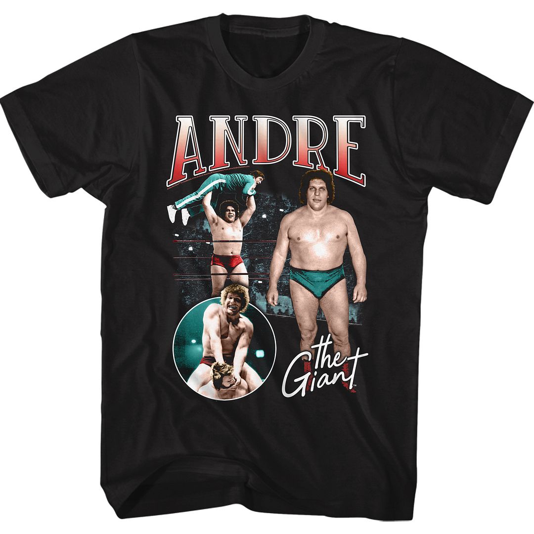 Andre The Giant - Multi Scene - Short Sleeve - Adult - T-Shirt