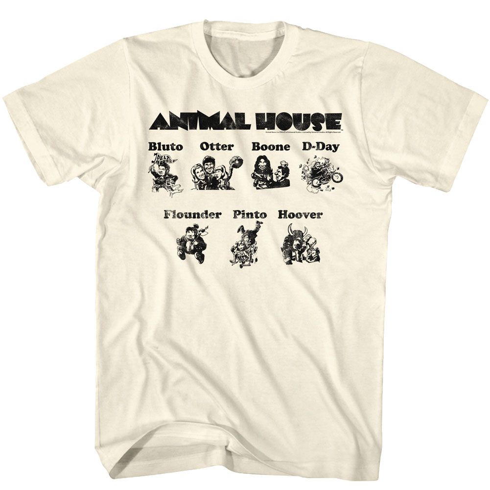 Animal House - Cartoons - Short Sleeve - Adult - T-Shirt