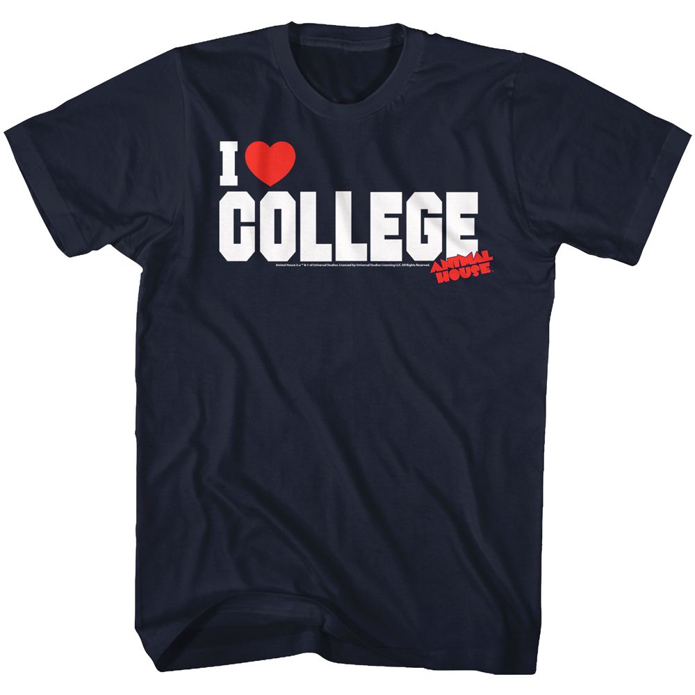 Animal House - I Love College - Short Sleeve - Adult - T-Shirt