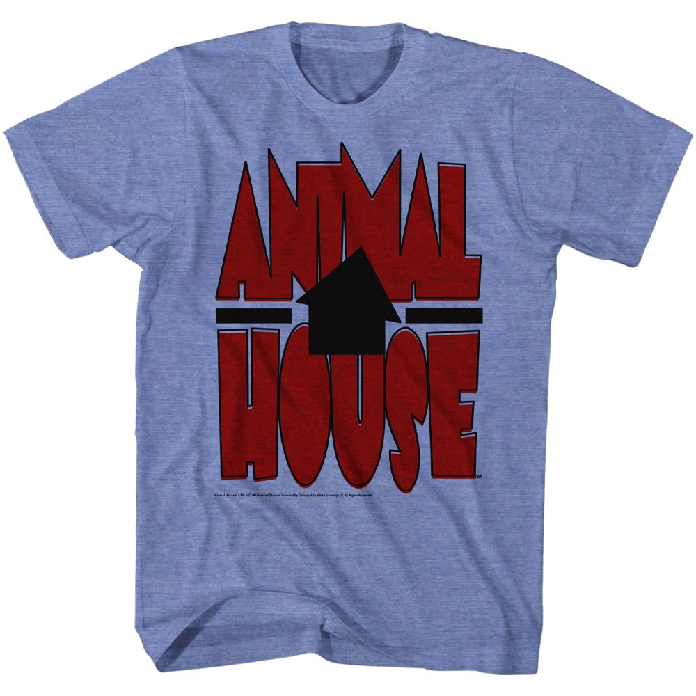 Animal House - Tilted House - Short Sleeve - Heather - Adult - T-Shirt
