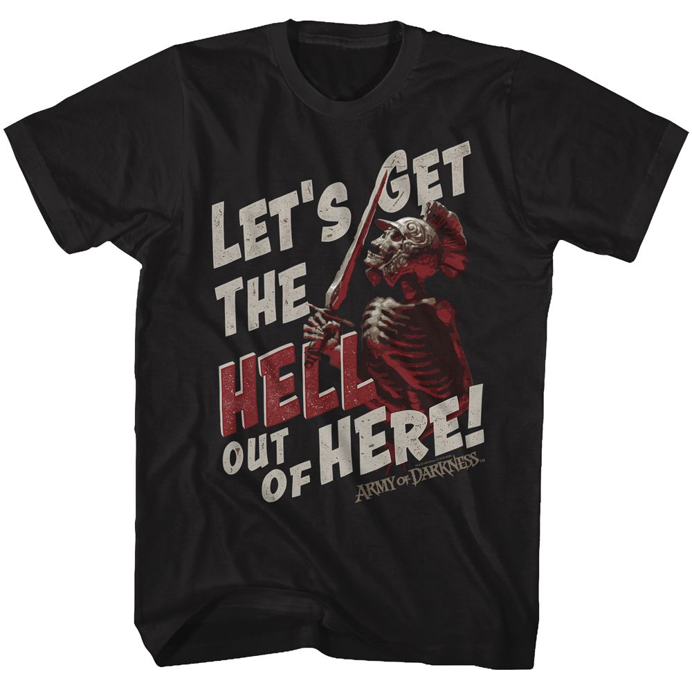 Army Of Darkness - Out Of Here - Short Sleeve - Adult - T-Shirt