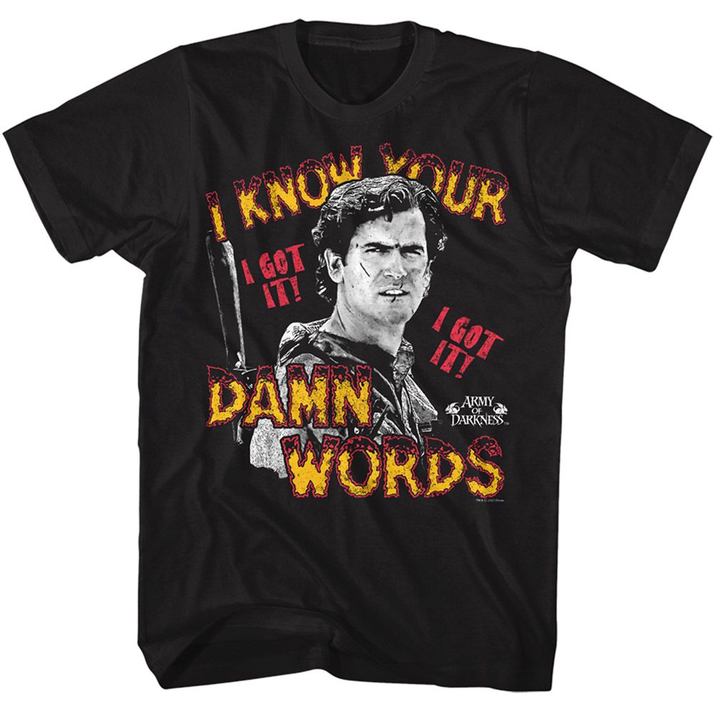Army Of Darkness - Know Your Words - Short Sleeve - Adult - T-Shirt