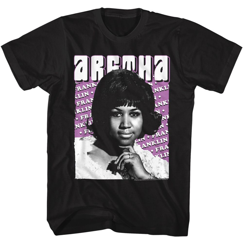 Aretha - Repeated Name - Short Sleeve - Adult - T-Shirt