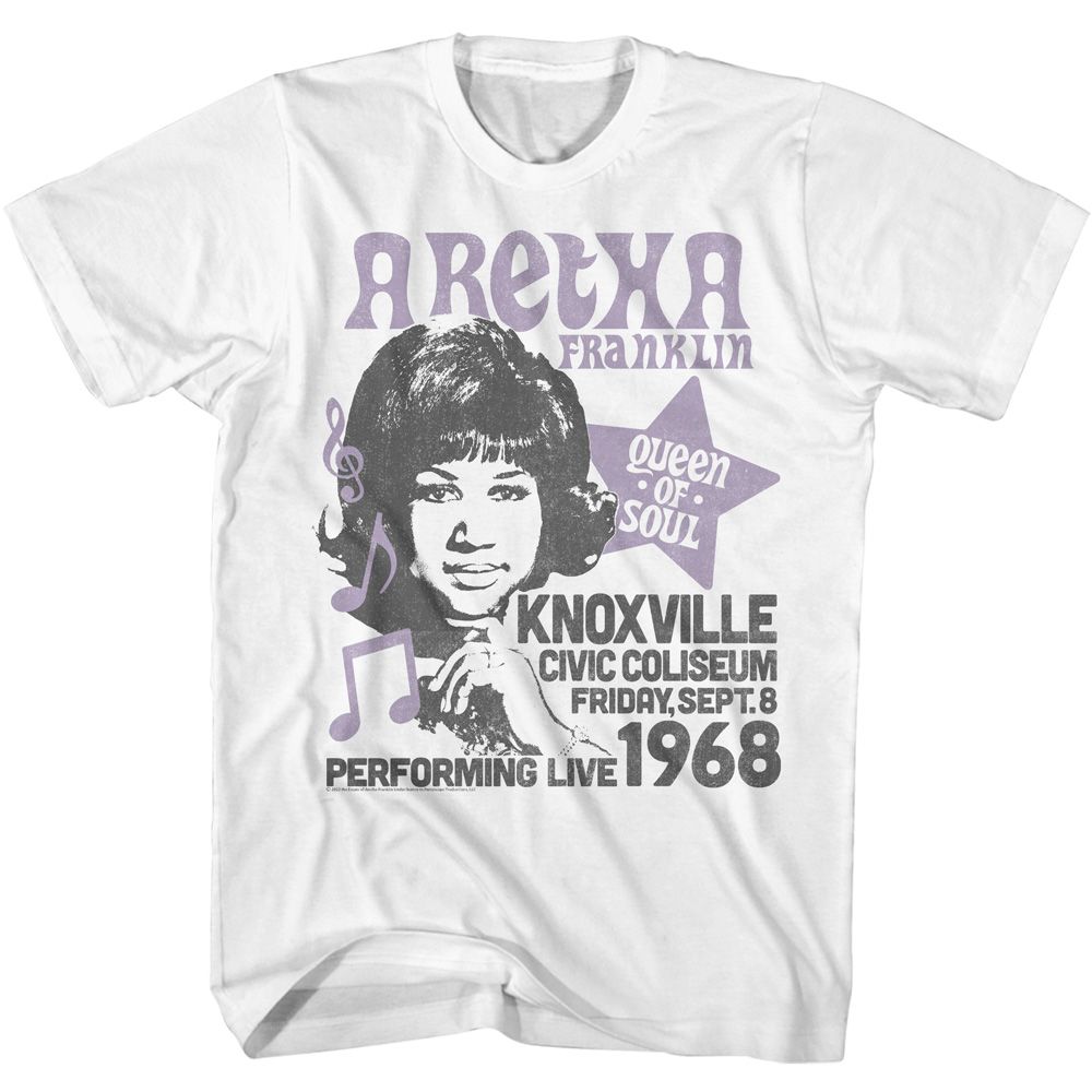 Aretha - Knoxville 1968 - Short Sleeve - Adult - T-Shirt