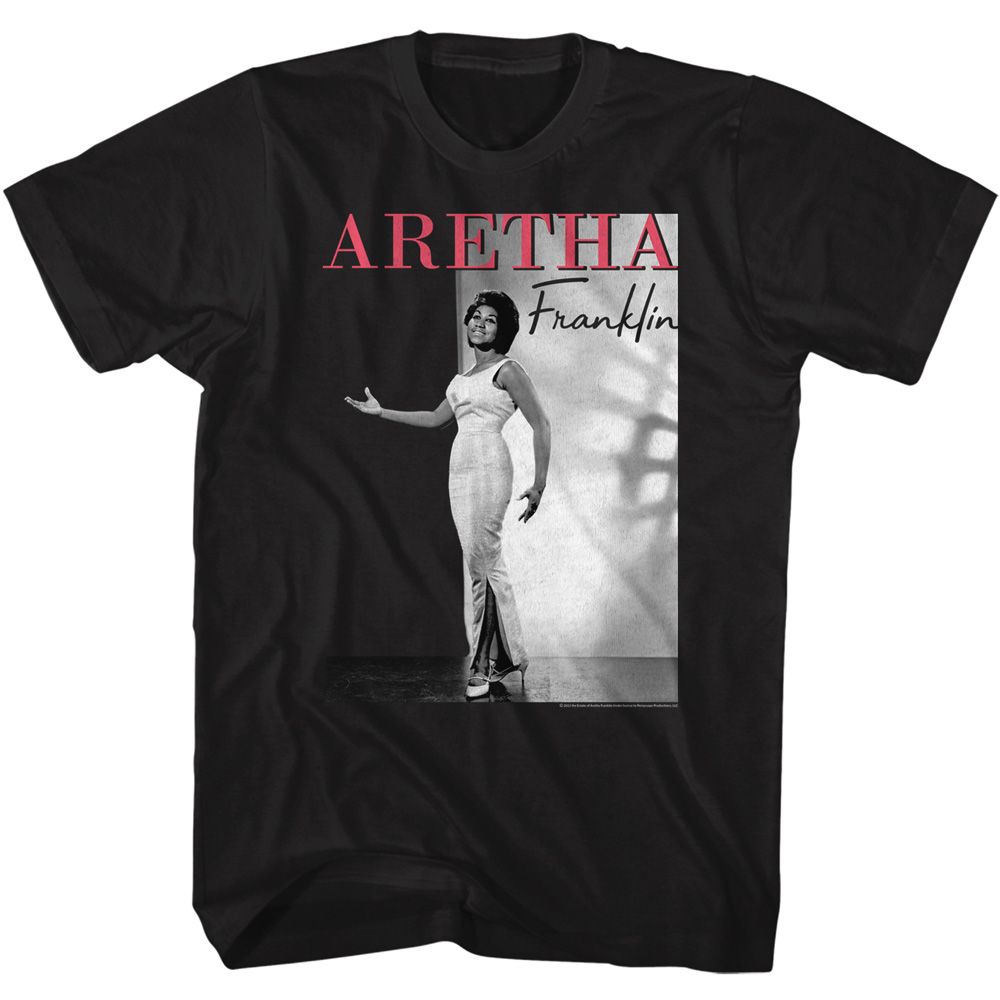 Aretha - Two Tone Background - Short Sleeve - Adult - T-Shirt