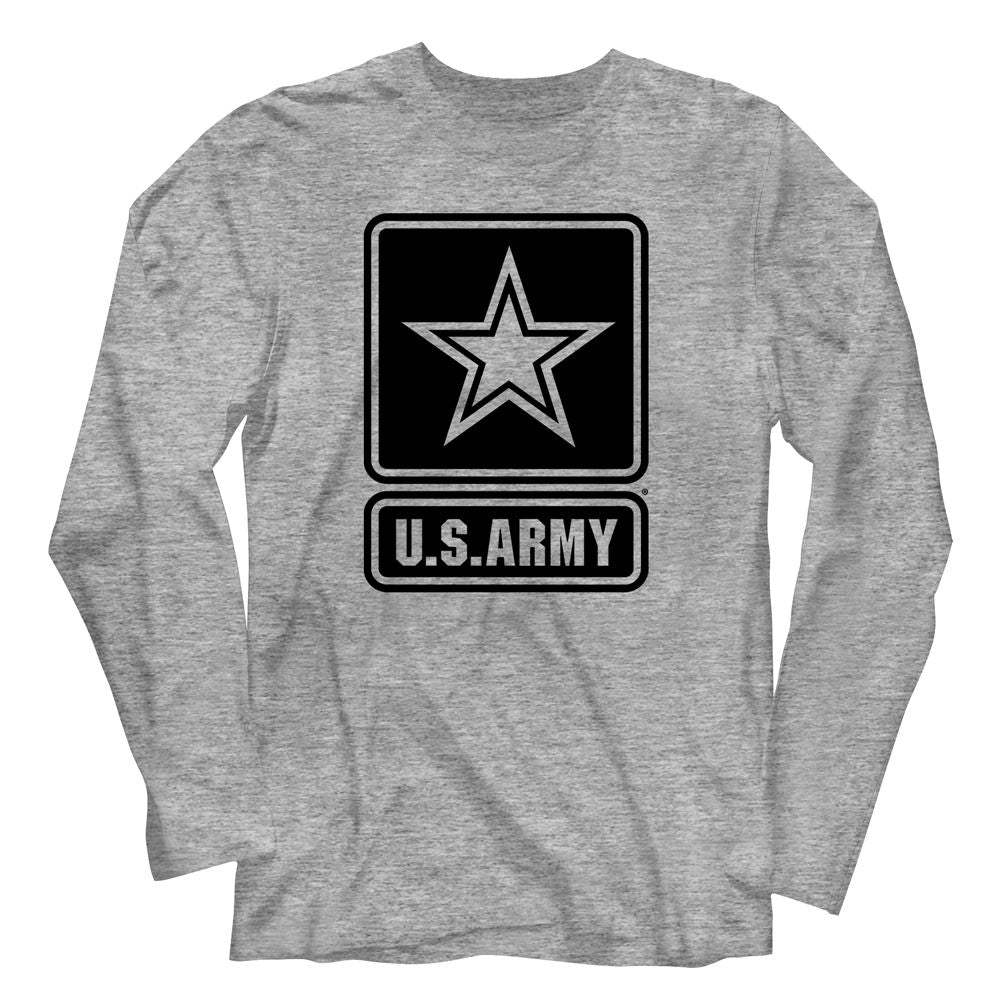 Army - Star Logo - Long Sleeve - Heather - Adult - T-Shirt