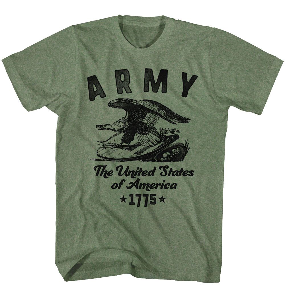 Army - United States Of America - Short Sleeve - Heather - Adult - T-Shirt